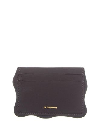 Jil Sander Logo Leather Card Holder