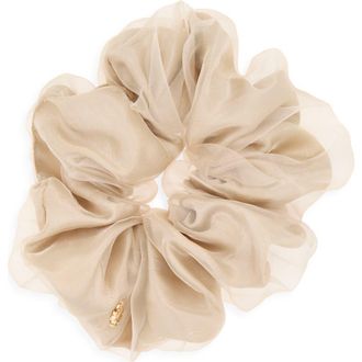 Lele Sadoughi Rommy Oversize Scrunchie in Latte at Nordstrom
