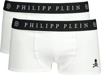 Philipp Plein Witte Katoenen Boxers