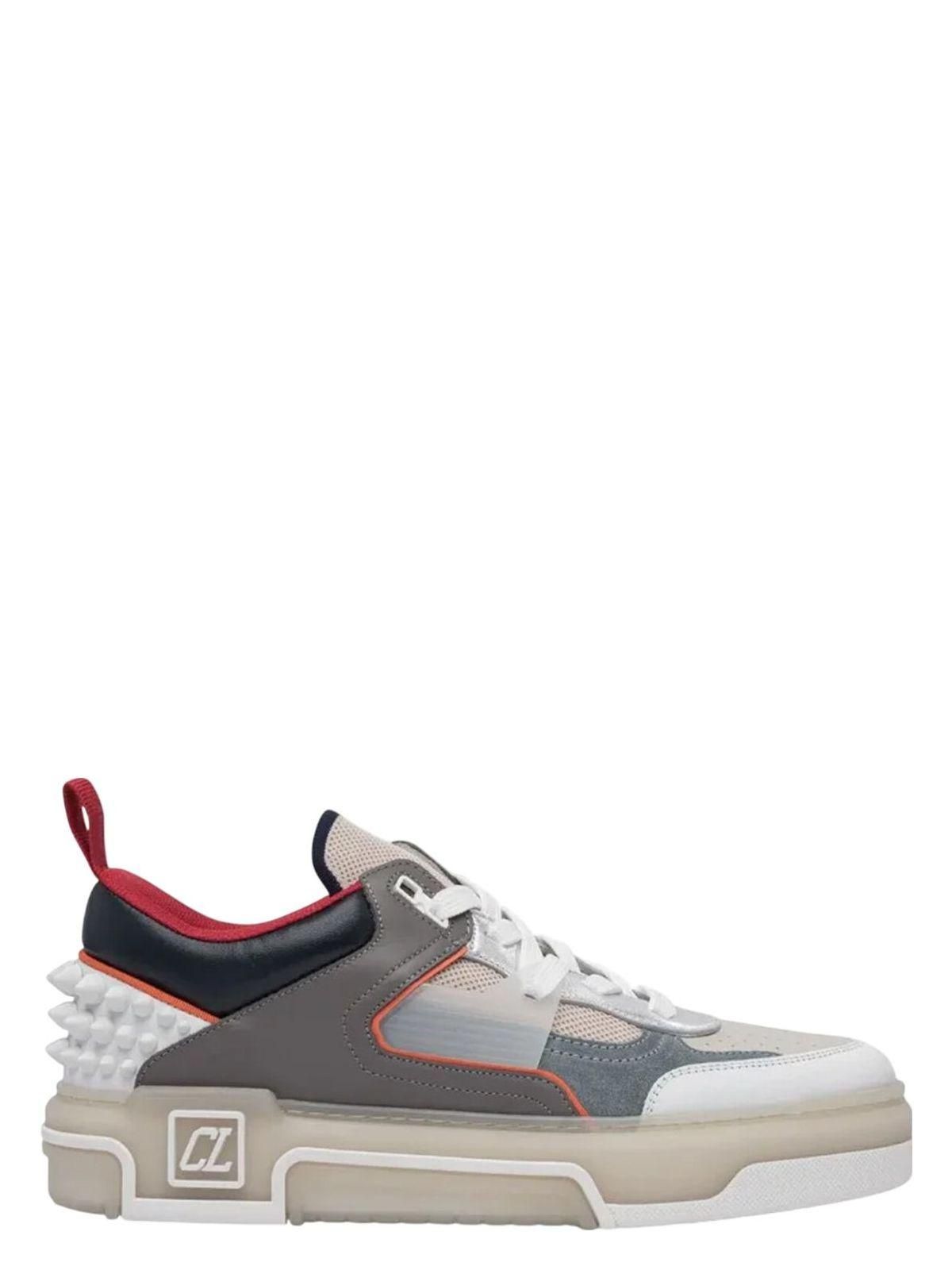 Christian Louboutin Paris 黒と青のストライプ シューズ Greggo - レースアップ - カーフレザー - ブラック - メンズ
