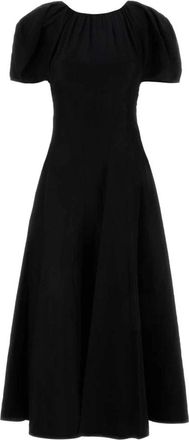 Tory Burch Zwarte Viscosemix Jurk - Dames - Maxi kleedjes - Zwart - 2XS - Kleedjes