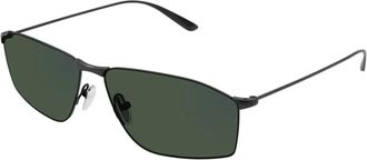 Balenciaga Rechthoekige Zonnebril - unisex - Zonnebrillen - Grijs - 62 MM - Nylon - Accessoires