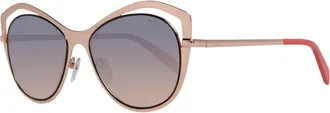 Emilio Pucci Rose Gold Metal Womens Sunglasses
