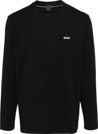 HUGO BOSS Rubberised-logo Long-sleeve T-shirt