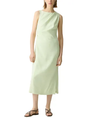 Theory Linen-Blend Tank Dress
