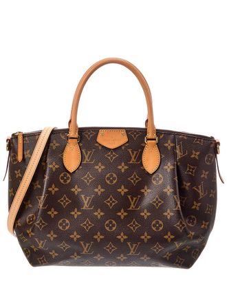 Louis Vuitton Brown Monogram Coated Canvas Turenne Mm (Authentic Pre-Loved)