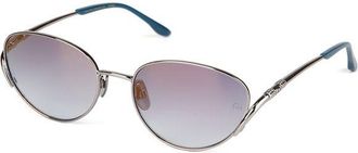 Ana Hickmann Zonnebril Zilver/Blauw