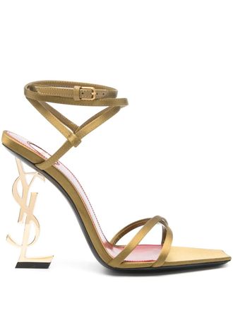 Saint Laurent 110mm Opyum sandals - Green