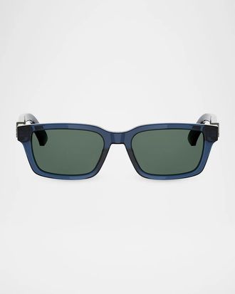 Dior Oblique S5I 53MM Rectangular Sunglasses