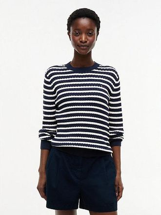 Tommy Hilfiger Cable Knit Crew Neck Jumper