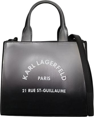 Karl Lagerfeld Mini Tote Tas - Dames - Handtassen - Zwart - ONE Size - Tassen