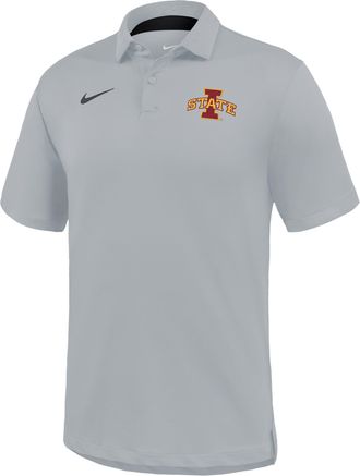 Nike Iowa State Tour Nike Mens Dri-FIT College Polo in Grey | IV9700-077
