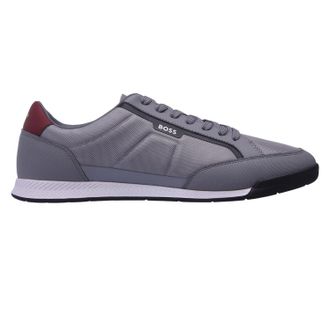 HUGO BOSS Heren Nitan Vlakke Sneakers (Grijs)