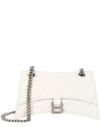 Balenciaga Crush Small Quilted Leather Chain Shoulder Bag