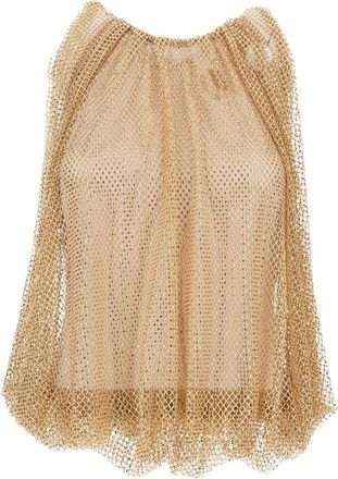 Sportmax Top sottoveste - Dames - Tops zonder mouwen - Geel - M - Tops