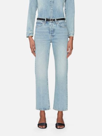 Frame Denim Vertical Crop Jean In Scheme