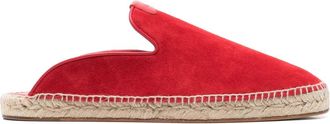 Lanvin suede espadrilles in Carmine Red