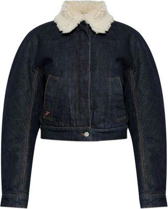 Jacquemus Blauwe dameskleding Aw 25 - Dames - Spijkerjassen - Blauw - 2XS - Katoen - Jassen