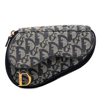Dior Pre-owned Dior Diorissimo Canvas Saddle Pouch Ladies ZK4EWD3J9F1HOCP4