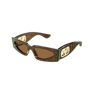 Valentino Vg0001S 006 Sunglasses - female - Valentino - Sunglasses - Brown - 53 MM - Accessories