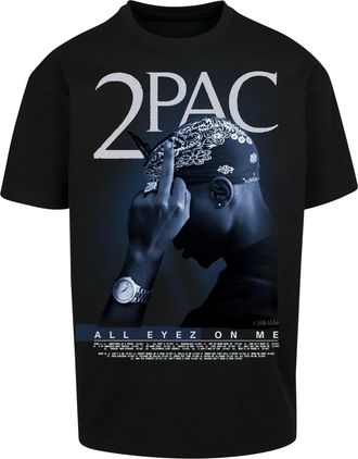 Mister Tee Mens Tupac All F*ck the World 2.0 Oversize Tee T Shirt, Black, M UK