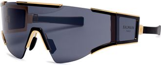 Balmain Fleche D-frame Sunglasses - Black - One Size