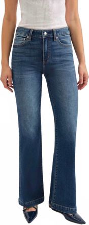 Daze Mid Rise Flare Jean In Influencer