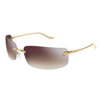 Cartier Accessoires, unisex, Geel, ONE Size, Zonnebril
