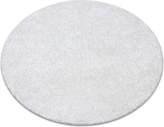RugsX Rugsx - Alfombra Santa Fe Crema 031 Llanura Color S&oacute;lido Beige Circulo 170 Cm