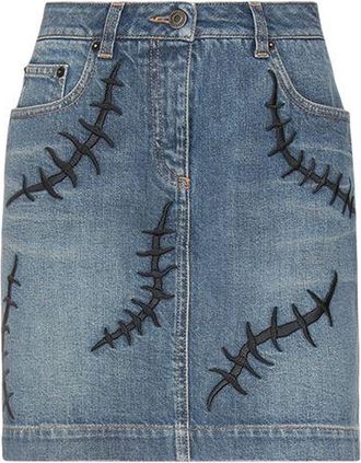 Moschino BOTTOMWEAR - Denim skirts sur YOOX.COM