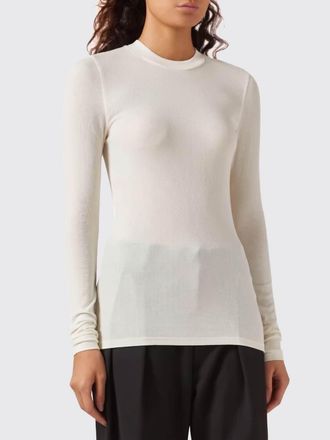 Rick Owens Slim Fit Long-Sleeved Top in Viscose and Silk