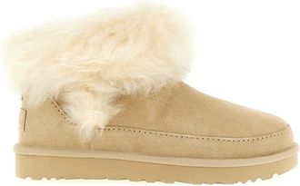 UGG Beige Classic Ultra Mini Boots