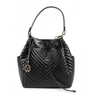 19V69 19V69 Womens Satchel Bag Black BH10272 52 SAUVAGE NERO Leather - One Size