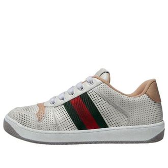 Gucci (WMNS) Gucci Screener Sneakers White A000MV-AAGVY-9062