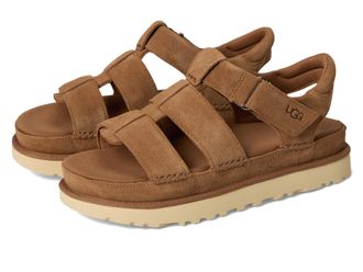 UGG Womens Goldenstar Suspender Slide Sandals, brown, 4 UK