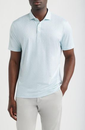 Johnnie-O Autumn Neat Performance Jersey Polo in Sublime at Nordstrom, Size Xx-Large