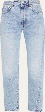Toteme Twisted Seam Straight-Leg Denim Pants