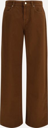 Max Mara Pantaloni baggy in raso di cotone Woman 40