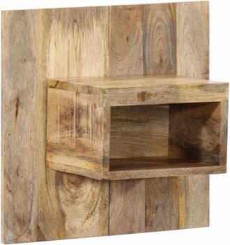 vidaXL Mesita de noche madera maciza de mango 50x27x50 cm Vidaxl