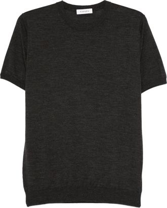 KANGRA crew-neck T-shirt - Grey