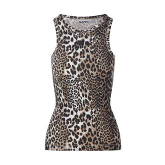 Ganni Mujer, Camisetas, Marr&oacute;n, Talla: M