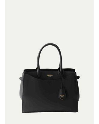 Prada Prelude Leather Top Handle Bag