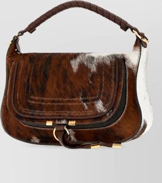 Chlo&eacute; marcie leather clutch bag