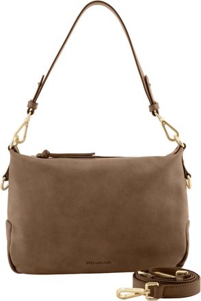 Fredsbruder FREDsBRUDER Just Easy Pochette Leather Shoulder Bag Khaki Green Brown