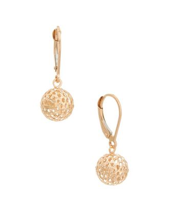 Italian Gold, Inc 10K Rose Gold 9.5Mm Pierced Ball Earrings