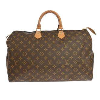 Louis Vuitton Speedy Monogram Canvas Brown Canvas Handbag (Pre-Owned)