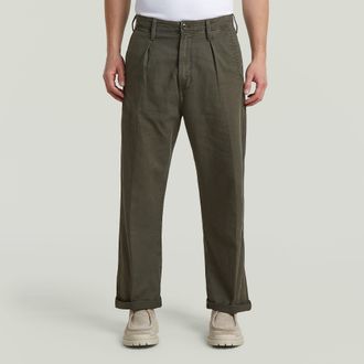 G-Star Pleated Chino Relaxed - Grijs - Heren