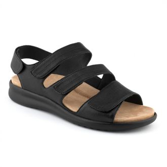 Ziera Womens Bonny Xw Sandals In Black/black Sole Leather