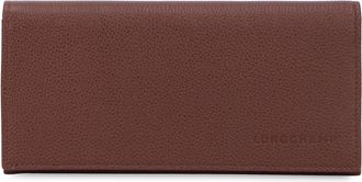 Longchamp Womens Leather Wallet Brown & Purses