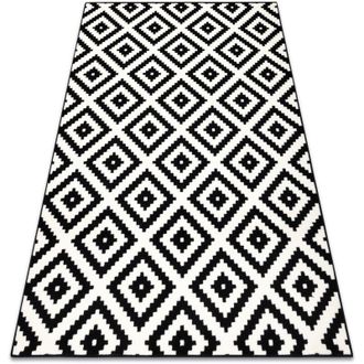 RugsX Tappeto bcf Morad ruta diamanti, geometrico - nero / crema black 200x300 cm